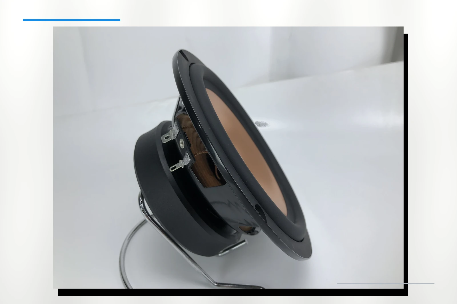ZM-C65A tweeter detail on platinum background