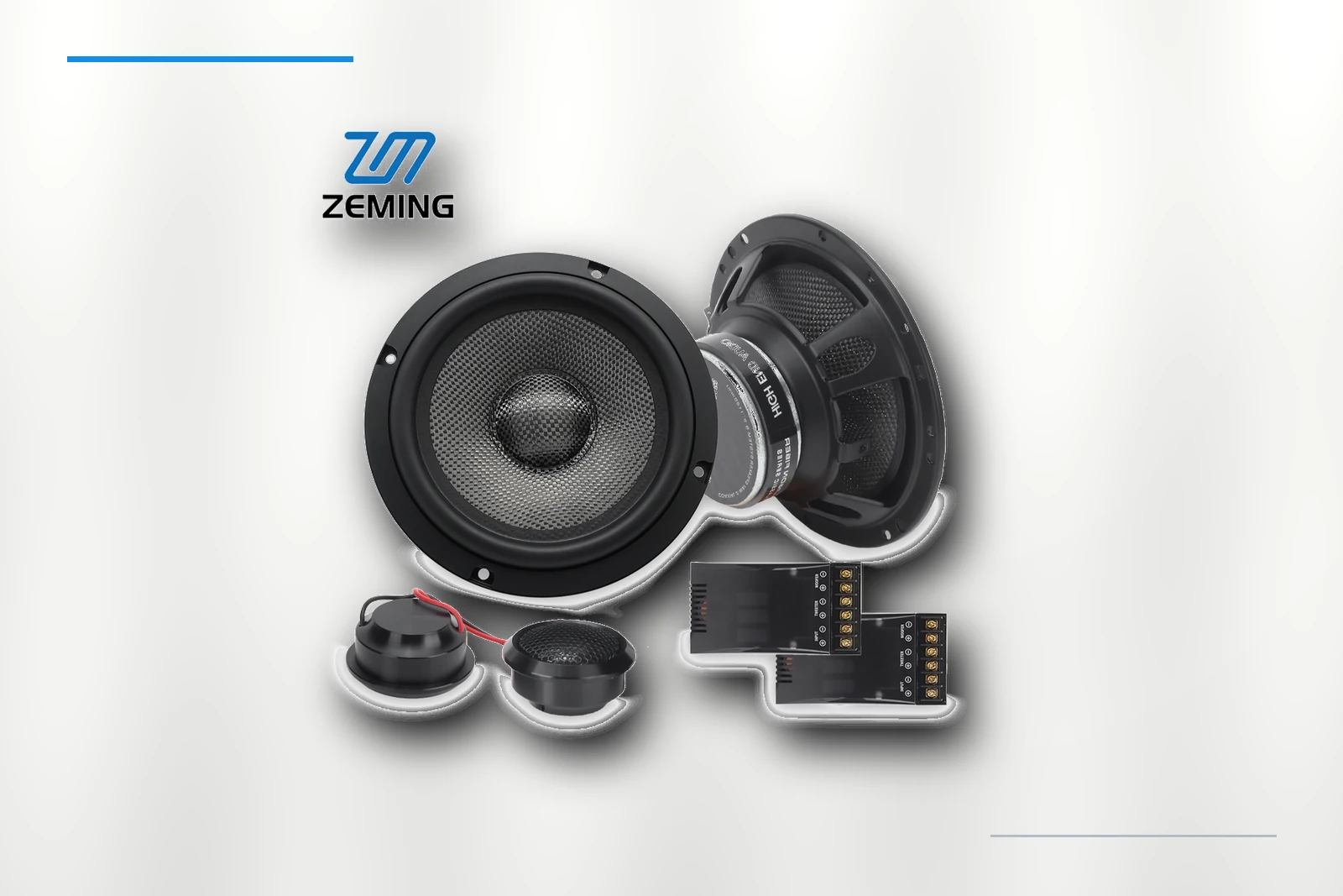 ZM-C65CB 2-Way component speaker complete product set