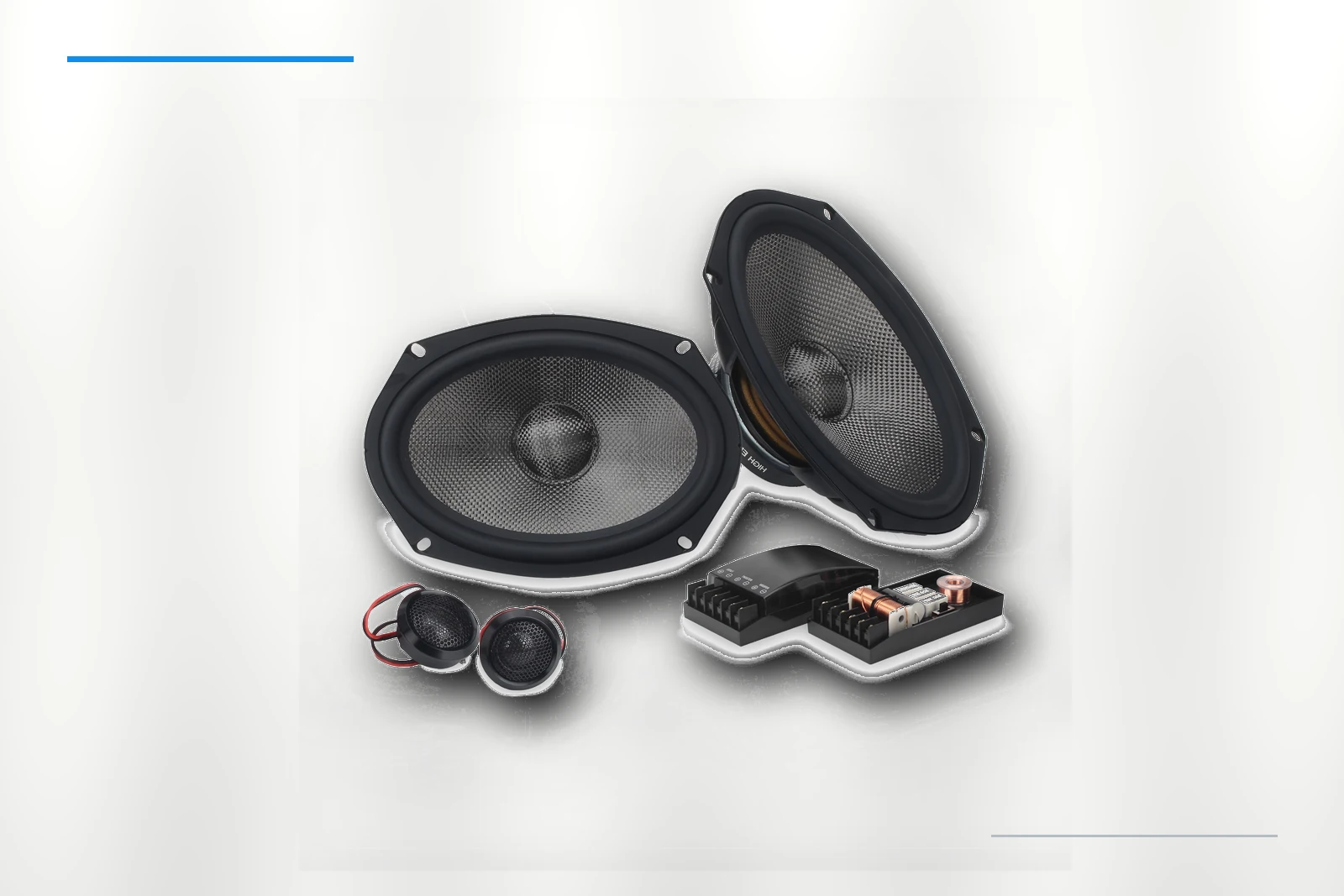 ZM-C69CB 2-Way component speaker complete product set