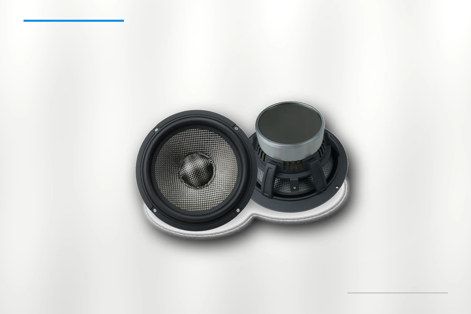 ZM-M65C tweeter detail on platinum background