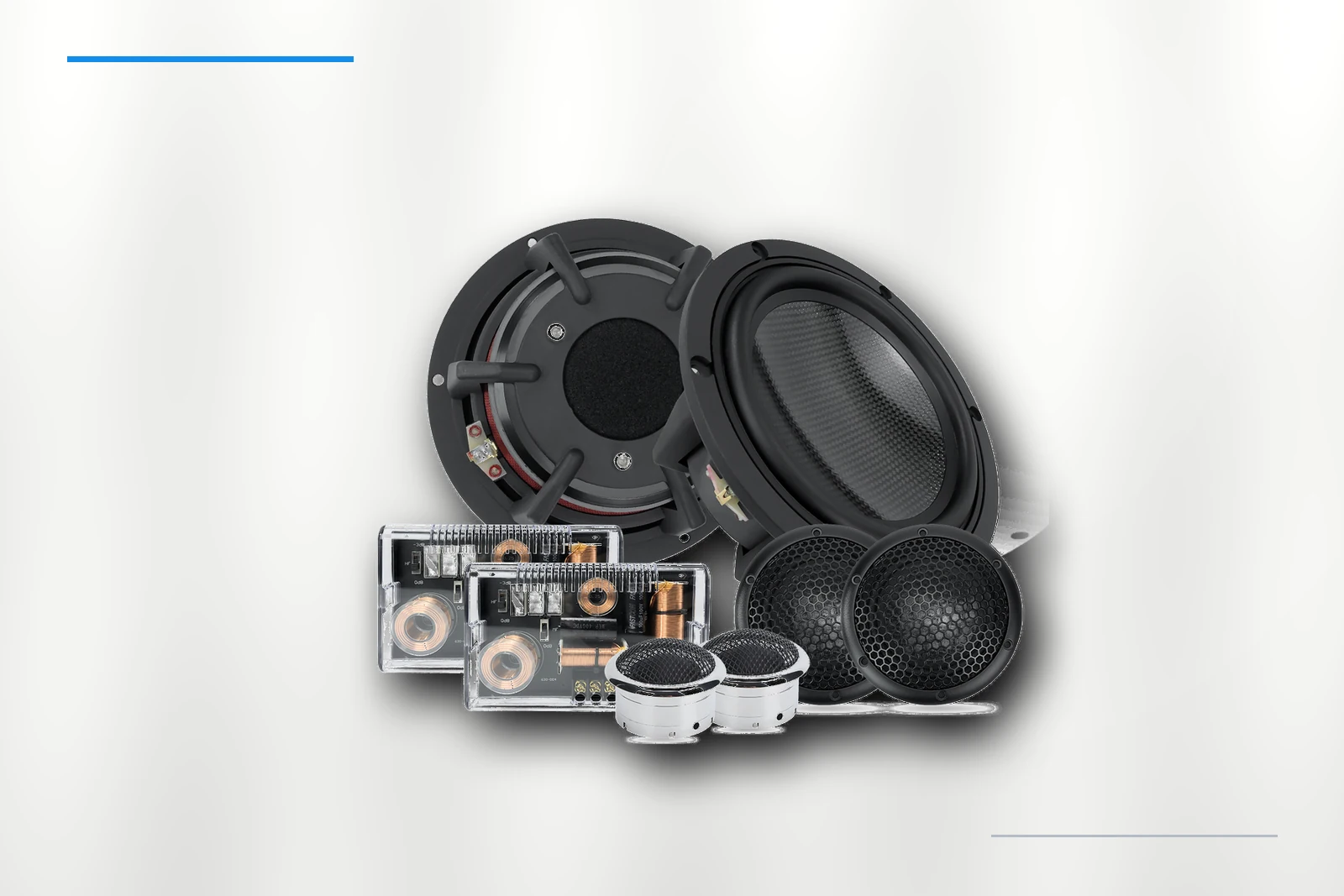 ZM-X65UC-3W tweeter detail on platinum background