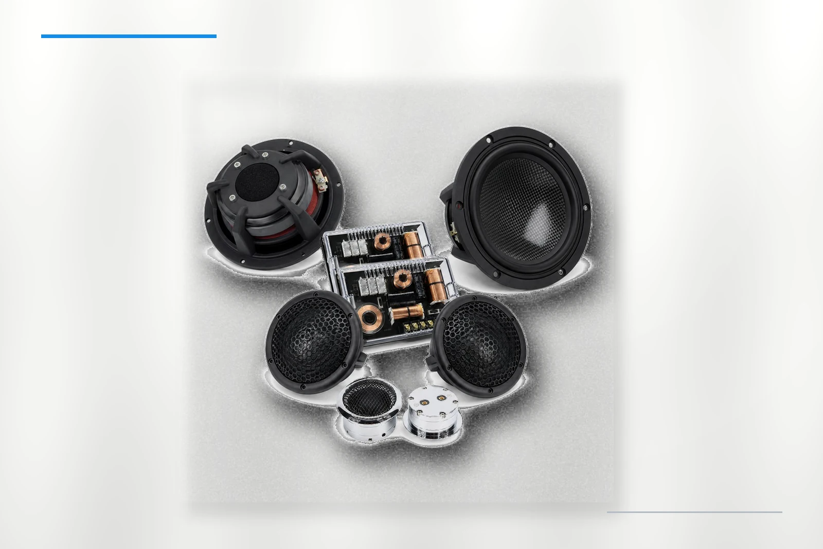 ZM-X65UC-3W 3-Way component speaker complete product set