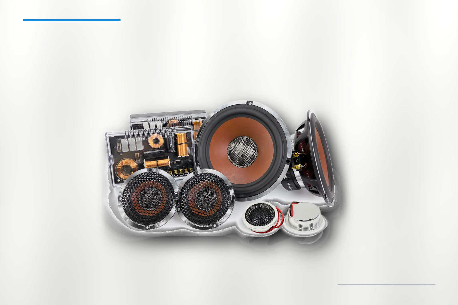 ZM-X65W-3W V2 3-Way component speaker complete product set