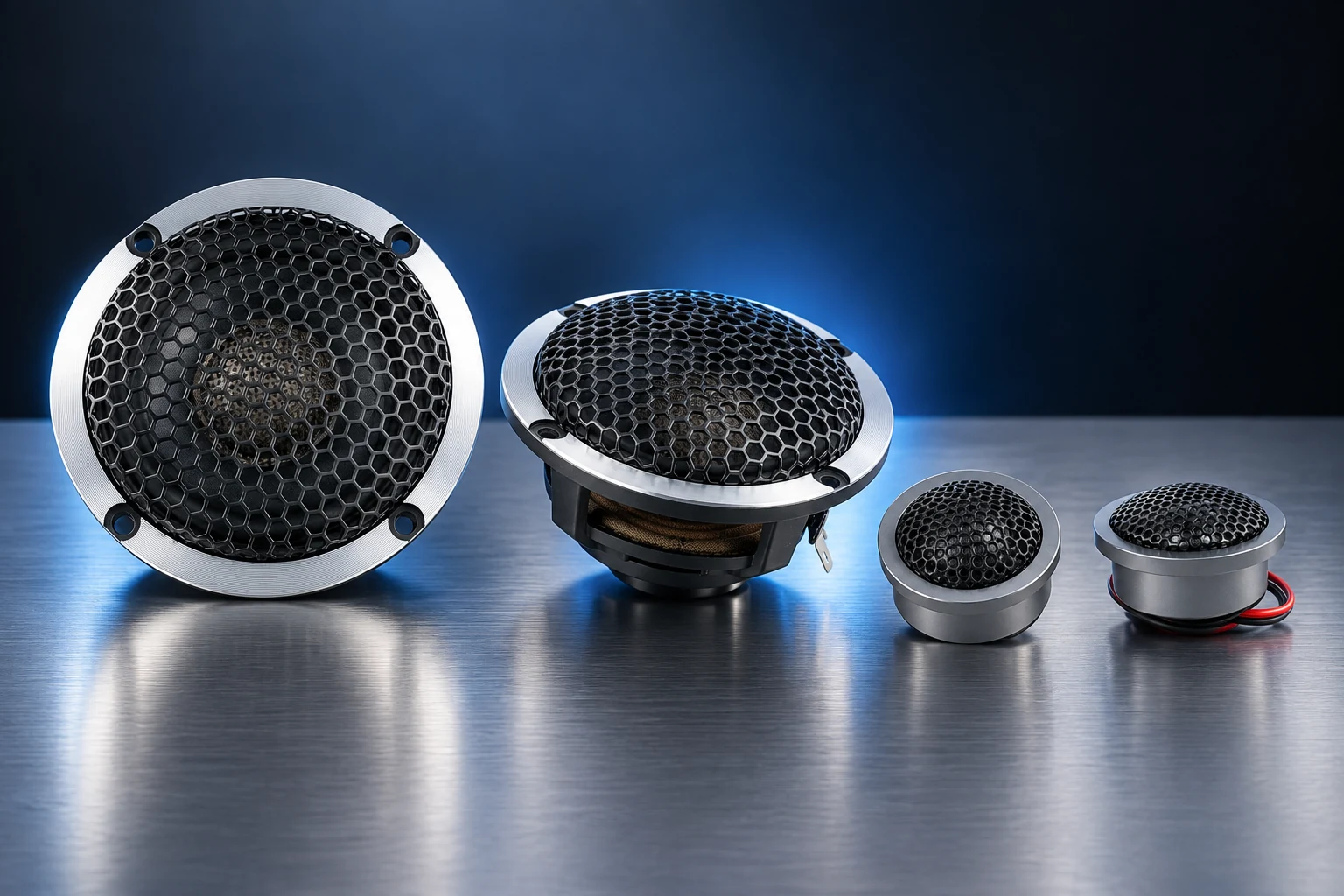 ZM-X65W midrange and tweeter group